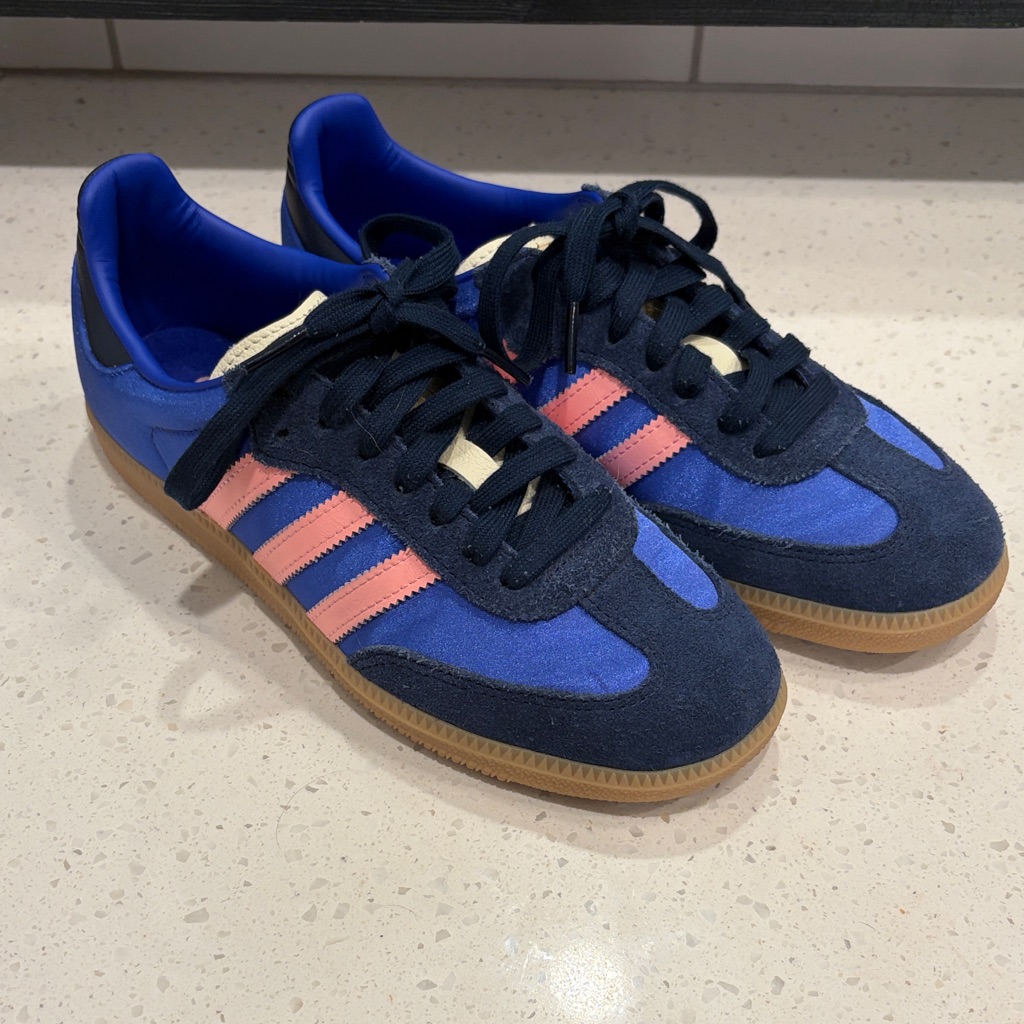 Adidas Navy And Pink Samba Og